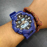 CASIO G-SHOCK GA-700-2ADR DIGITAL QUARTZ BLUE RESIN MEN'S WATCH - H2 Hub Watches