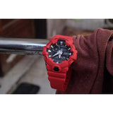 CASIO G-SHOCK GA-700-4ADR DIGITAL QUARTZ RED RESIN MEN'S WATCH - H2 Hub Watches