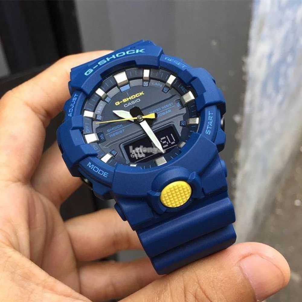 CASIO G-SHOCK GA-800SC-2ADR DIGITAL QUARTZ BLUE RESIN MEN'S WATCH - H2 Hub Watches