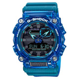 CASIO G-SHOCK GA-900SKL-2ADR BLUE RESIN STRAP MENS WATCH