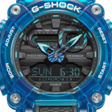 CASIO G-SHOCK GA-900SKL-2ADR BLUE RESIN STRAP MENS WATCH