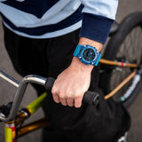 CASIO G-SHOCK GA-900SKL-2ADR BLUE RESIN STRAP MENS WATCH
