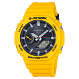 Casio G-Shock Yellow Resin Strap Men Watch GA-B2100C-9ADR-P