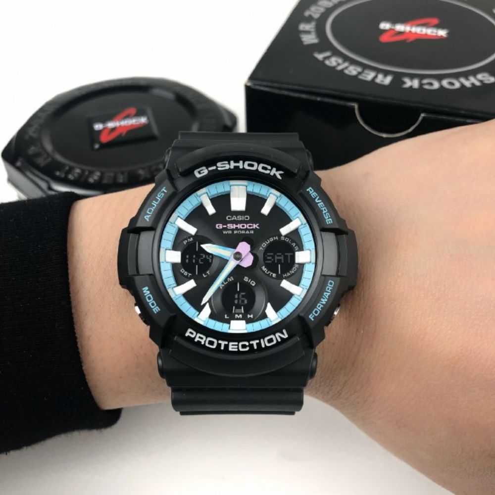 CASIO G-SHOCK GAS-100PC-1ADR DIGITAL QUARTZ BLUE RESIN UNISEX'S WATCH - H2 Hub Watches