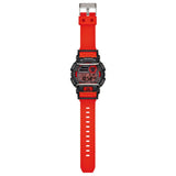 CASIO G-SHOCK GD-400-4DR DIGITAL QUARTZ GREY RED RESIN MEN'S WATCH - H2 Hub Watches