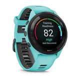 Garmin Digital Forerunner 265 Aqua Silicone Strap Unisex Smartwatch GM-010-02810-52