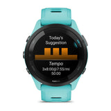 Garmin Digital Forerunner 265 Aqua Silicone Strap Unisex Smartwatch GM-010-02810-52