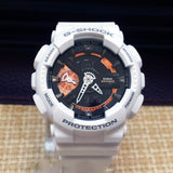 CASIO G-SHOCK GMA-S110CW-7A2CR DIGITAL QUARTZ WHITE RESIN WOMEN'S WATCH - H2 Hub Watches