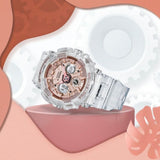 CASIO G-SHOCK GMA-S120SR-7ADR TRANSPARENT STRAP WOMEN'S WATCH