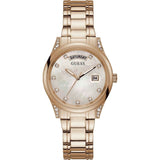GUESS GW0047L2 ROSE GOLD TONE CASE ROSE GOLD TONE STAINLESS STEEL WATCH