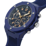 GUESS GW0268G3 BLUE RUBBER MEN'S WATCH