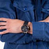 GUESS BLACK SILICONE STRAP MEN'S WATCH GW0503G1