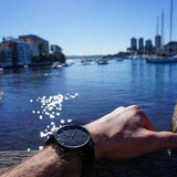 ARIES GOLD URBAN TANGO G 1007 & L 1008 BK-BK COUPLE'S WATCHES - H2 Hub Watches