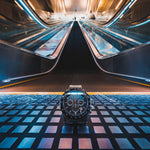 ARIES GOLD DRIFTER CHRONOGRAPH SILVER STAINLESS STEEL G 7001 SBK-BK MEN'S WATCH - H2 Hub Watches