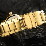 NAVIFORCE ANALOG NF9090 G/G STAINLESS STEEL QUARTZ MEN'S WATCH - H2 Hub Watches