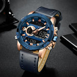 NAVIFORCE NF9097 RG/BE/BE MEN'S ANALOG/DIGITAL WATCH - H2 Hub Watches