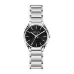 ARIES GOLD URBAN SILVER STAINLESS STEEL L 1006Z S-BK WOMEN'S WATCH - H2 Hub Watches