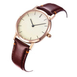 ARIES GOLD URBAN TANGO ROSE GOLD STAINLESS STEEL L 1008 RG-BEI BROWN LEATHER STRAP WOMEN'S WATCH - H2 Hub Watches