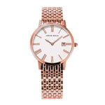 ARIES GOLD HERITAGE MASTER ROSE GOLD STAINLESS STEEL L 1018Z RG-RW WOMEN'S WATCH - H2 Hub Watches