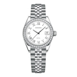 Aries Gold Heritage Silver Stainless Steel Strap Women’s Watch L 1070 S-RW