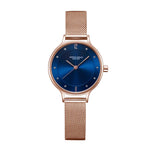 ARIES GOLD ENCHANT ROSE GOLD STAINLESS STEEL L 5033Z RG-BU MESH STRAP WOMEN'S WATCH - H2 Hub Watches