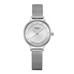 ARIES GOLD ENCHANT SILVER STAINLESS STEEL L 5033Z S-W MESH STRAP WOMEN'S WATCH - H2 Hub Watches
