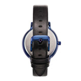 ARIES GOLD ENCHANT FLEUR BLUE L 5035 PUR-TL LEATHER STRAP WOMEN'S WATCH - H2 Hub Watches