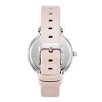 ARIES GOLD ENCHANT FLEUR SILVER STAINLESS STEEL L 5035 S-MP LEATHER STRAP WOMEN'S WATCH - H2 Hub Watches