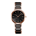 ARIES GOLD ENCHANT L 5037Z RG-BK BLACK CERAMIC WOMEN'S WATCH - H2 Hub Watches
