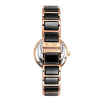 ARIES GOLD ENCHANT L 5037Z RG-BK BLACK CERAMIC WOMEN'S WATCH - H2 Hub Watches