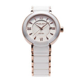 ARIES GOLD ENCHANT LUMINA ROSE GOLD L 8146L RD-WHITE WHITE CERAMIC WOMEN'S WATCH - H2 Hub Watches