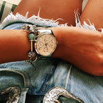 ARIES GOLD URBAN ETERNAL SILVER STAINLESS STEEL L 103 S-S WOMEN'S WATCH - H2 Hub Watches