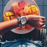 ARIES GOLD URBAN ETERNAL SILVER STAINLESS STEEL L 103 S-S WOMEN'S WATCH - H2 Hub Watches