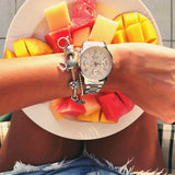 ARIES GOLD URBAN ETERNAL SILVER STAINLESS STEEL L 103 S-S WOMEN'S WATCH - H2 Hub Watches