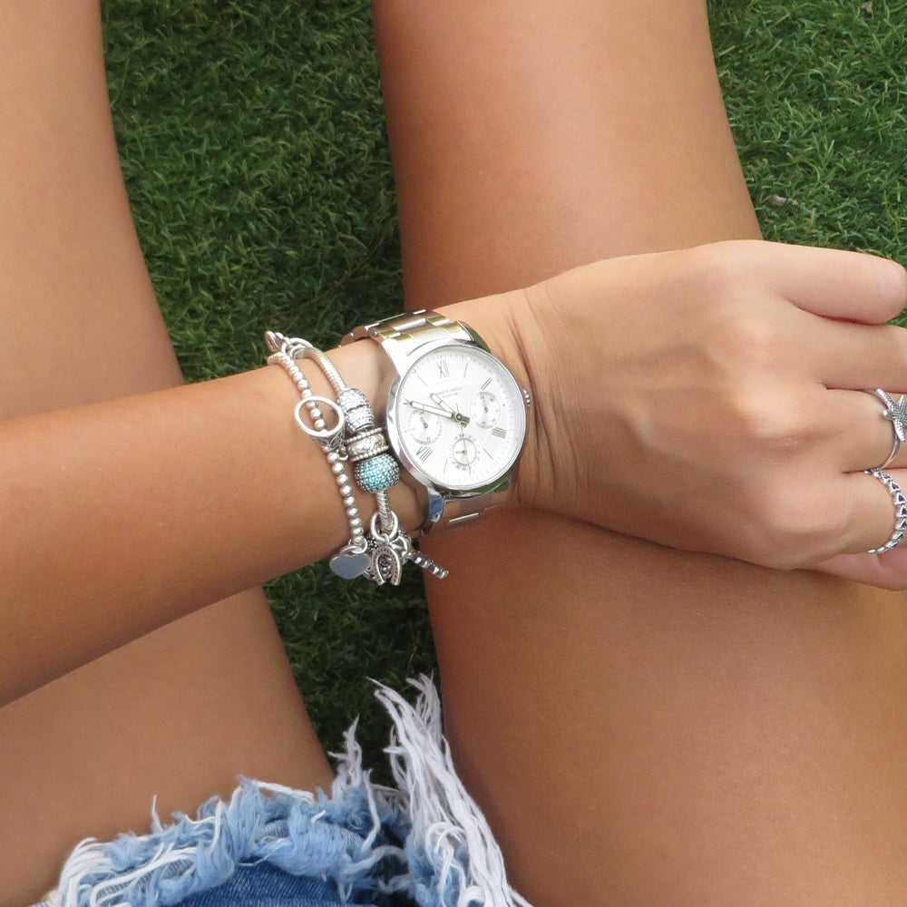 ARIES GOLD URBAN ETERNAL SILVER STAINLESS STEEL L 103 S-S WOMEN'S WATCH - H2 Hub Watches