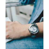 ARIES GOLD ENCHANT VERONA SILVER STAINLESS STEEL L 5021 S-MB WOMEN'S WATCH