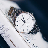 ARIES GOLD ENCHANT SILVER STAINLESS STEEL LIBERTY L 5031 S-W WOMEN'S WATCH - H2 Hub Watches