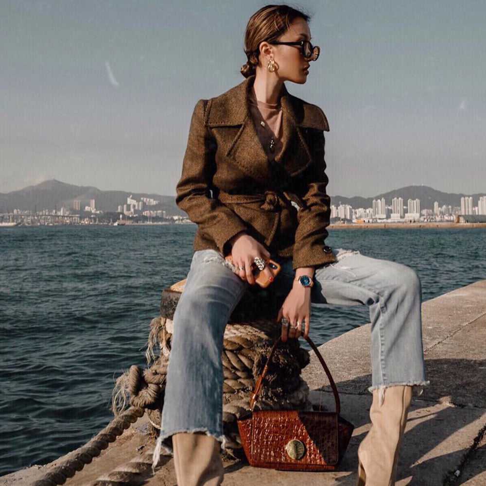 ARIES GOLD ENCHANT ROSE GOLD STAINLESS STEEL L 5033Z RG-BU MESH STRAP WOMEN'S WATCH - H2 Hub Watches