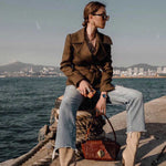 ARIES GOLD ENCHANT ROSE GOLD STAINLESS STEEL L 5033Z RG-BU MESH STRAP WOMEN'S WATCH - H2 Hub Watches