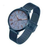 ARIES GOLD VOYAGE BLUE STAINLESS STEEL L 5034 BU-BU MESH STRAP WOMEN'S WATCH