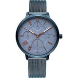 ARIES GOLD VOYAGE BLUE STAINLESS STEEL L 5034 BU-BU MESH STRAP WOMEN'S WATCH