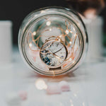 ARIES GOLD ENCHANT FLEUR ROSE GOLD STAINLESS STEEL L 5035 RG-GYFL LEATHER STRAP WOMEN'S WATCH - H2 Hub Watches