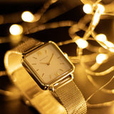 ARIES GOLD MINUIT GOLD L 5038 G-W WOMEN WATCH - H2 Hub Watches