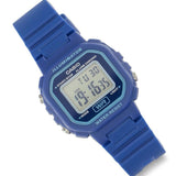 CASIO GENERAL LA-20WH-2ADF BLUE RESIN STRAP UNISEX WATCH