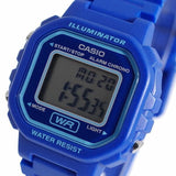 CASIO GENERAL LA-20WH-2ADF BLUE RESIN STRAP UNISEX WATCH