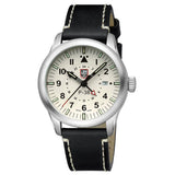 Luminox Air Pilot P-38 Lightning Series - LM9527 Black Leather Strap Men Watch