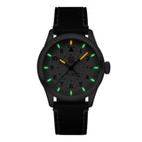 Luminox Air Pilot P-38 Lightning Series - LM9527 Black Leather Strap Men Watch
