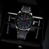 Luminox Constellation Automatic Series - LM9602 Grey Leather Strap Men Watch