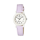 CASIO ANALOG LQ-139L-6BDF LEATHER WOMEN WATCH