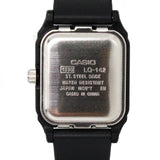 CASIO LQ-142-1EDF-P BLACK RUBBER UNISEX WATCH